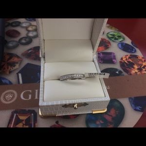 14kt Gold & Diamond Wedding Band